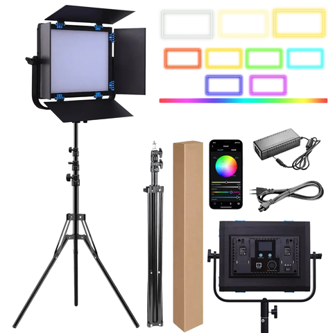 Світлодіодна LED/RGB панель зі штативом YB-500C 000079483 фото
