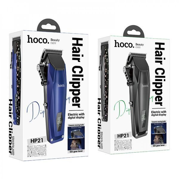 Машинка для стрижки волосся Hoco HP21 Blue 000079297 фото