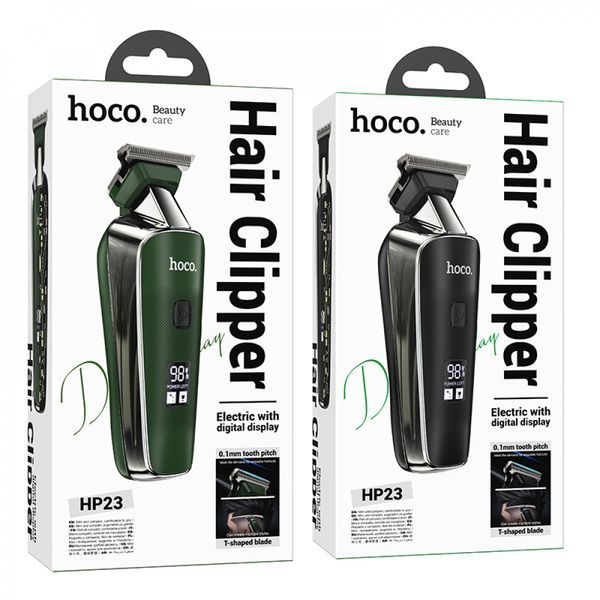 Машинка для стрижки волосся Hoco HP23 Black 000079295 фото