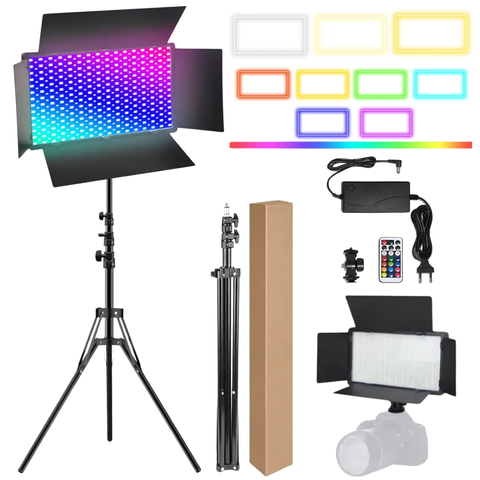 Світлодіодна LED/RGB панель зі штативом U800E 000075545 фото