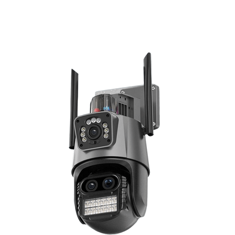 Уличная камера видеонаблюдения IP Camera Besder P10QS-9MP ICSEE 3 lenses с сиреной и зумом 000079667 фото