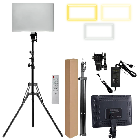 Світлодіодна панель зі штативом LED/RGB PM-36 (2700K-6000K) 000075511 фото