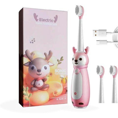 Детская зубная щетка для чистки зубов Electric Toothbrush MD-807A 000079114 фото