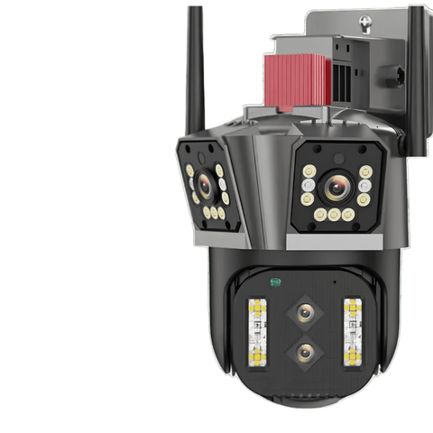 Поворотная уличная камера видеонаблюдения Wi-Fi Overscam Smart 8k с 10x зумом и 4 линзами 000079691 фото