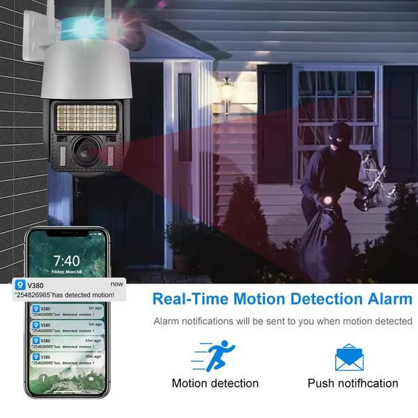 Камера видеонаблюдения IP WiFi Smart Camera 3MP Model: IPC-V380-Q18 000079257 фото