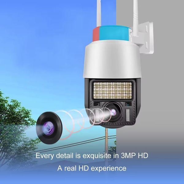Камера видеонаблюдения IP WiFi Smart Camera 3MP Model: IPC-V380-Q18 000079257 фото