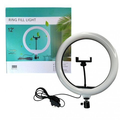 Лампа кольцевая LED (30 cm) QX300 без штатива 000069279 фото