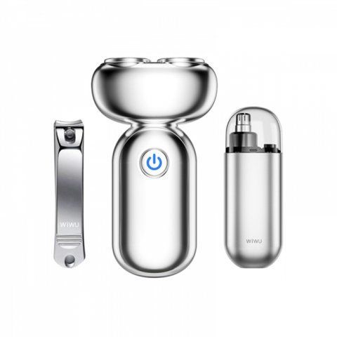 Бездротова акумуляторна бритва для стрижки волосся WiWU SH005 3in1 gentleman sets 000077976 фото