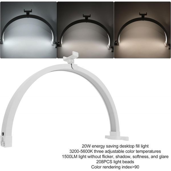 Бестеневая настольная косметологическая LED лампа M13X 20W 000078990 фото