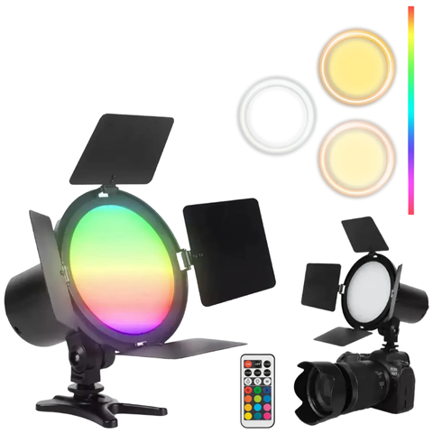 Светодиодный LED/RGB прожектор с пультом JSL-216 000075516 фото