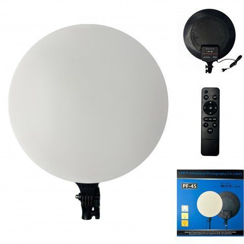 Кольцевая круглая LED лампа без штатива PF45 000075506 фото