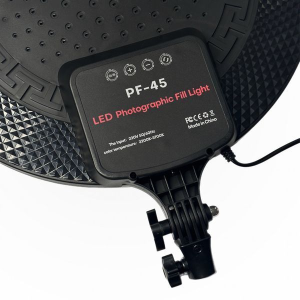 Кольцевая круглая LED лампа без штатива PF45 000075506 фото